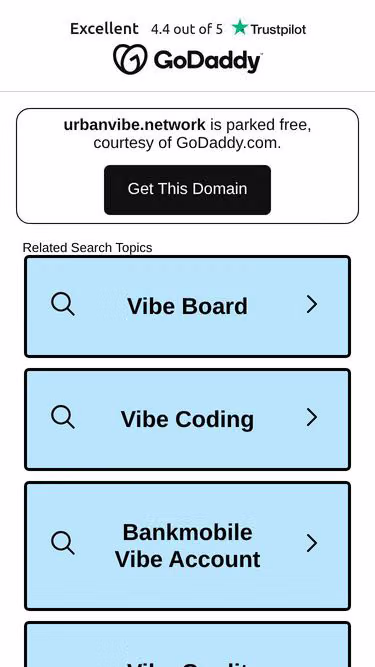 Screenshot of urbanvibe.network