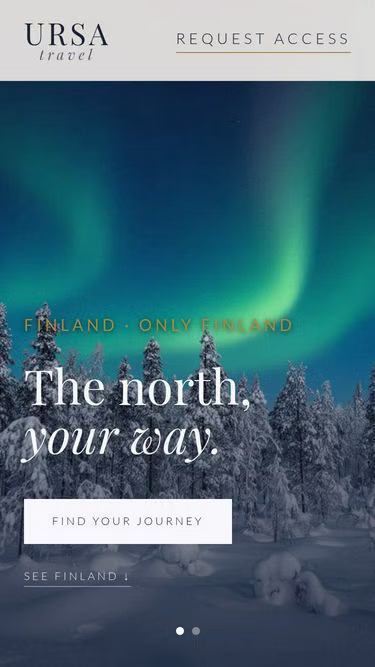 Screenshot of ursa.travel