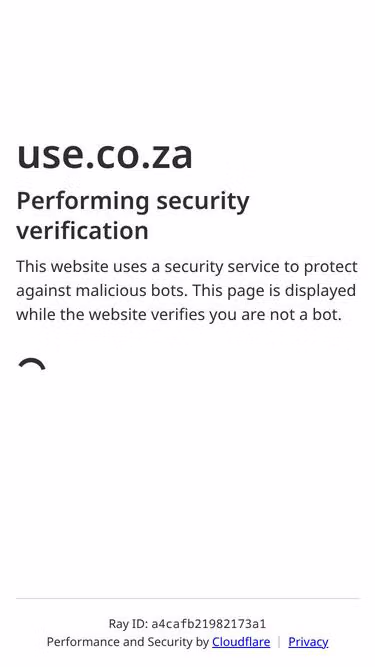 Screenshot of use.co.za