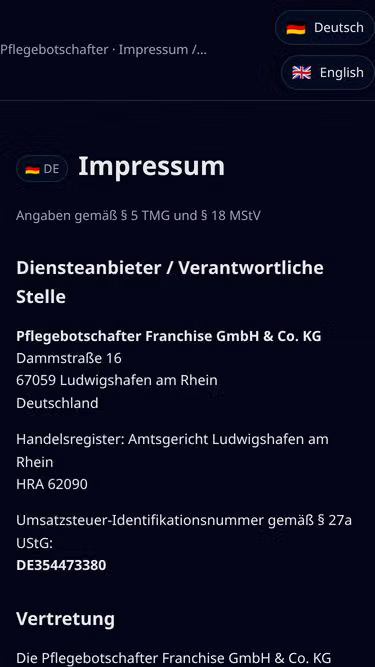 Screenshot of use.contact