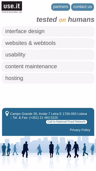 Screenshot of useit.pt