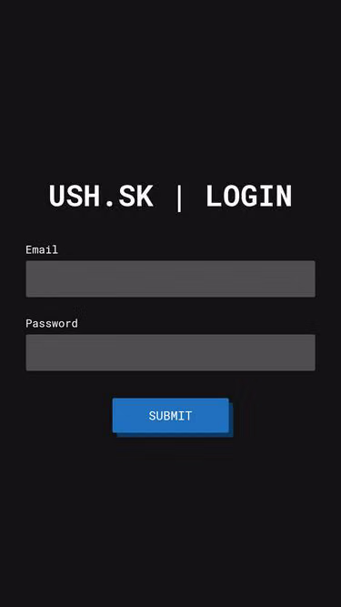 Screenshot of ush.sk
