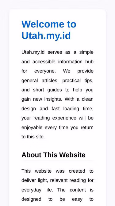 Screenshot of utah.my.id