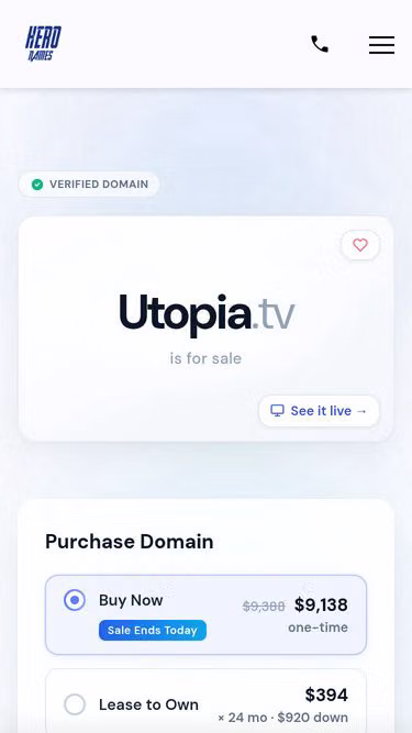 Screenshot of utopia.tv