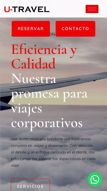Screenshot of utravel.com.mx