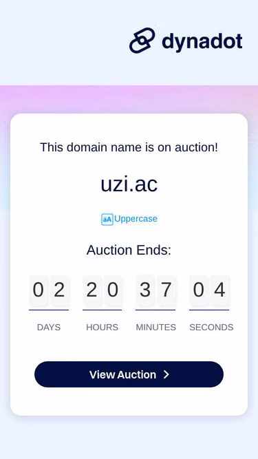 Screenshot of uzi.ac