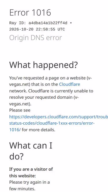 Screenshot of v-vegas.net