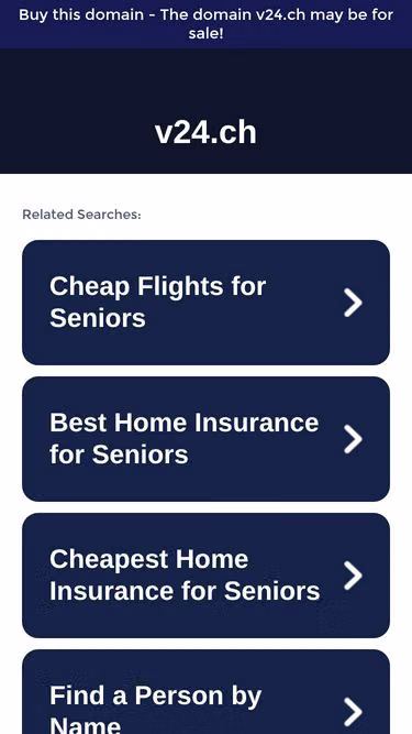 Screenshot of v24.ch