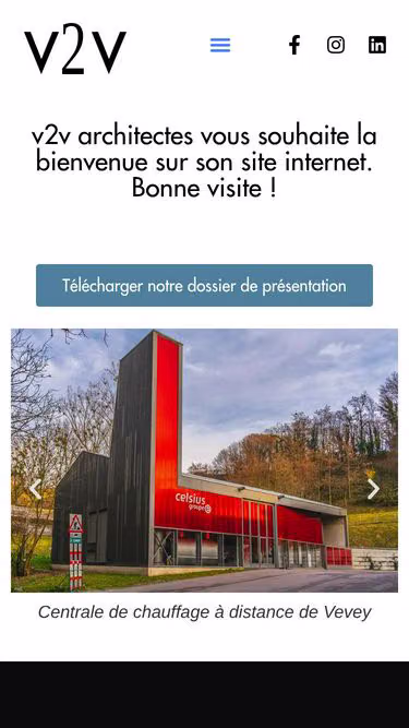 Screenshot of v2v.ch