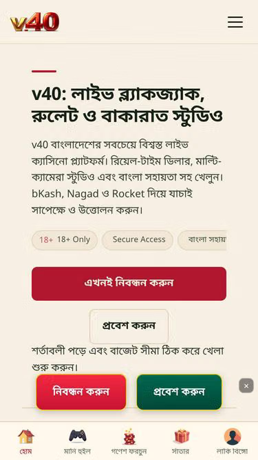 Screenshot of v40.app