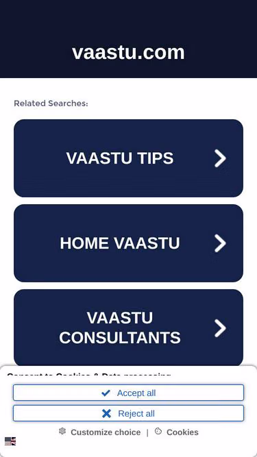 Screenshot of vaastu.com