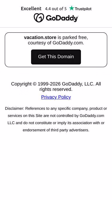 Screenshot of vacation.store