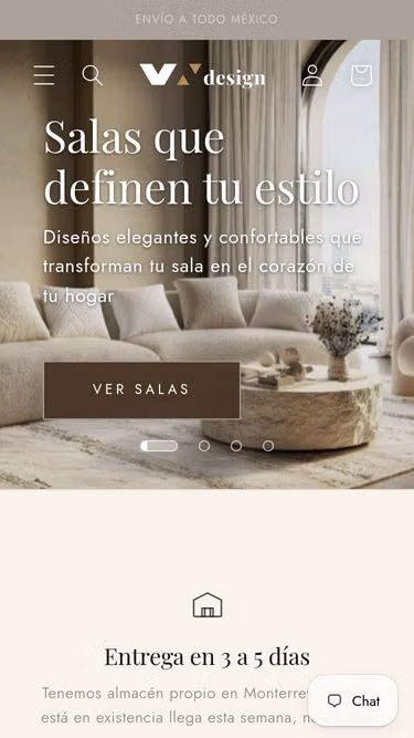 Screenshot of vadesign.mx