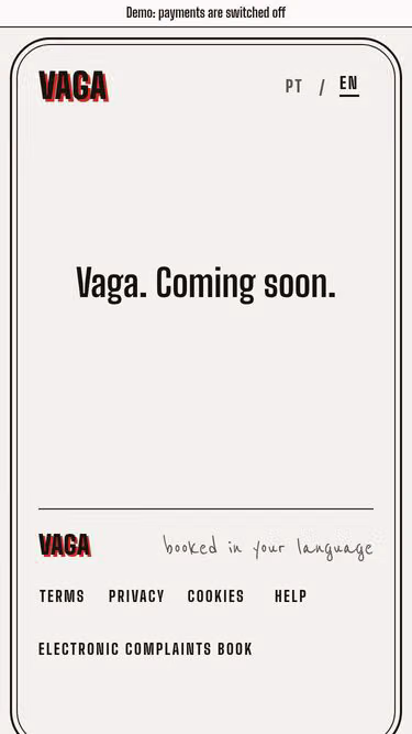 Screenshot of vaga.tattoo