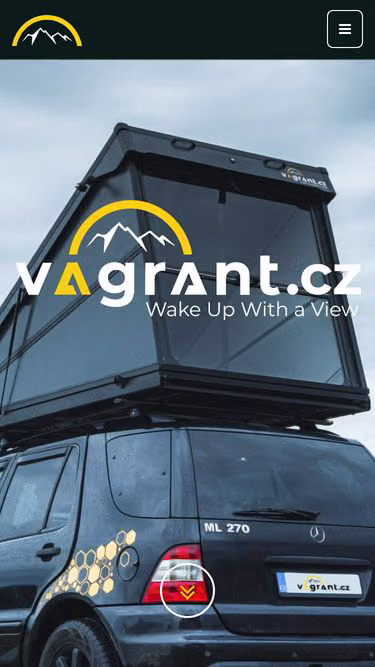 Screenshot of vagrant.cz