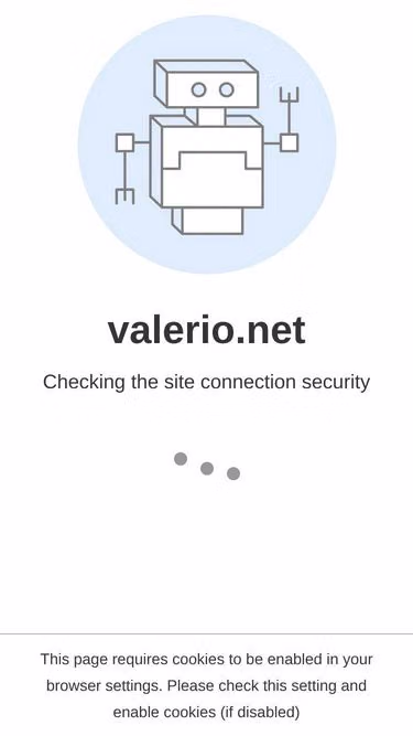 Screenshot of valerio.net