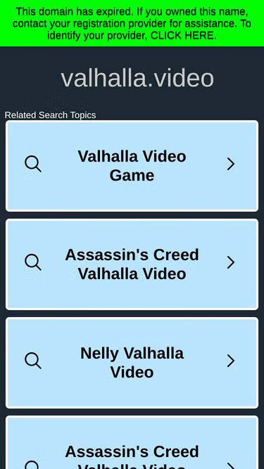 Screenshot of valhalla.video