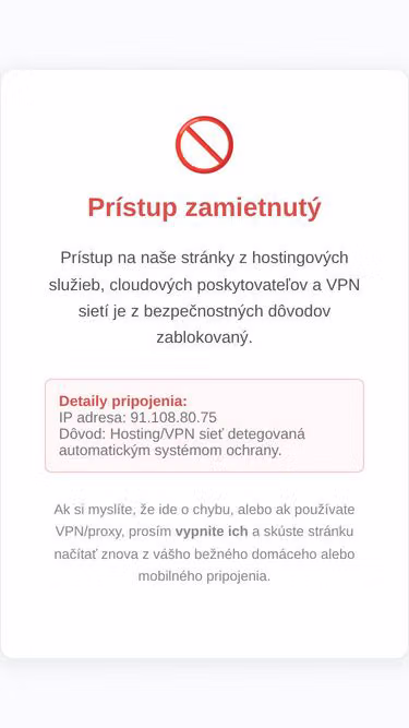 Screenshot of valida.sk