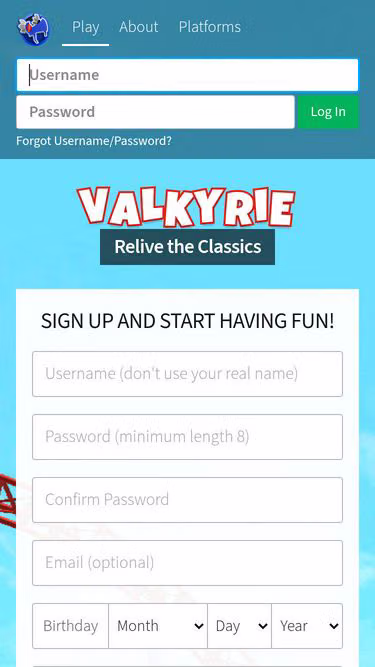 Screenshot of valkyr.lol