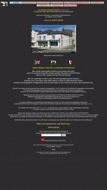 Screenshot of valla.co.uk