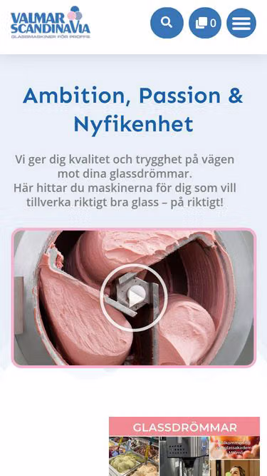 Screenshot of valmar.se