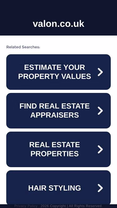 Screenshot of valon.co.uk
