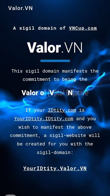 Screenshot of valor.vn