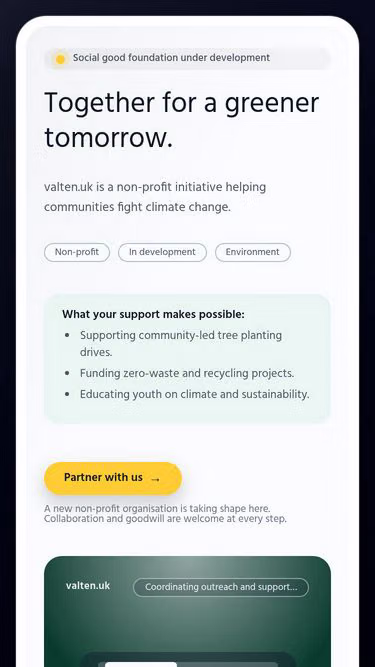 Screenshot of valten.uk