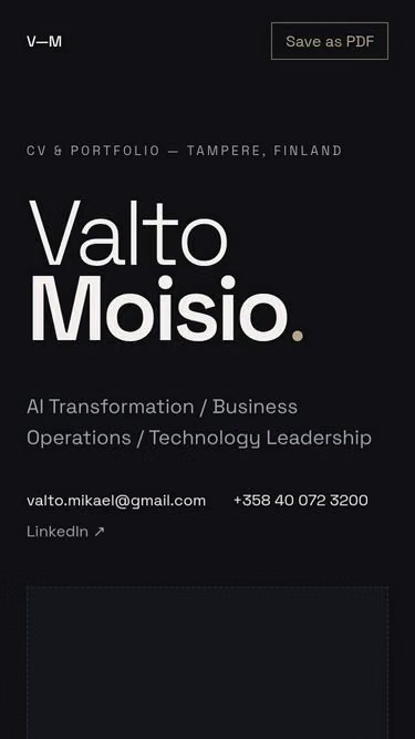 Screenshot of valto.work