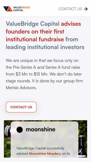 Screenshot of valuebridge.capital
