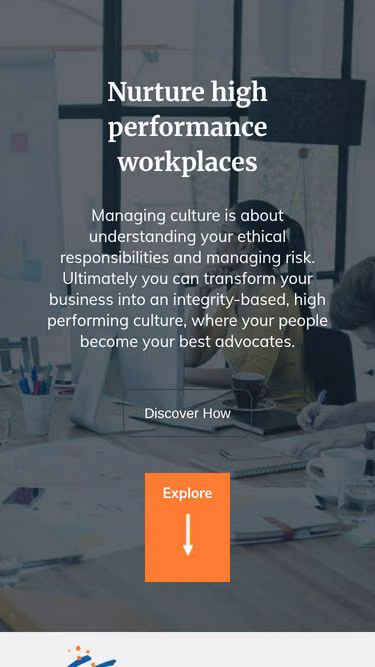 Screenshot of values.au