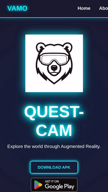 Screenshot of vamo.quest