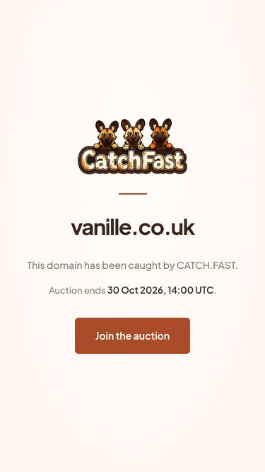 Screenshot of vanille.co.uk