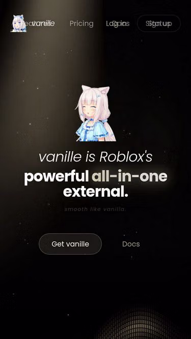 Screenshot of vanille.pw
