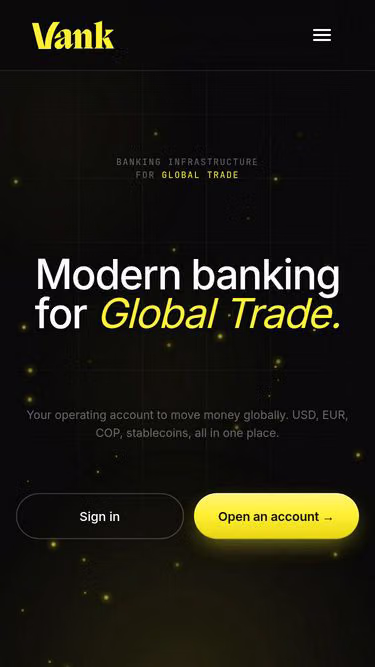 Screenshot of vank.co
