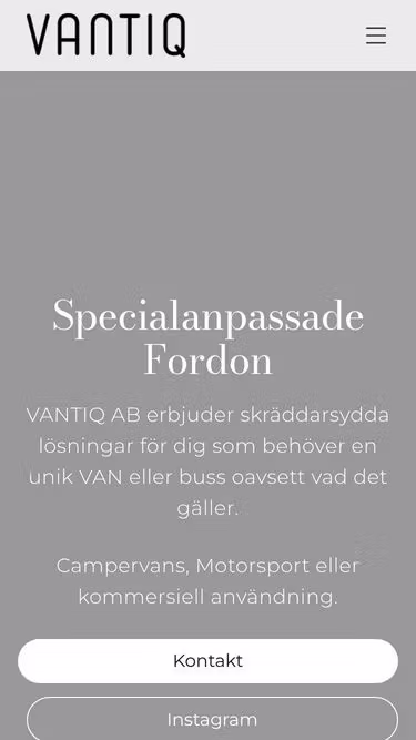 Screenshot of vantiq.se