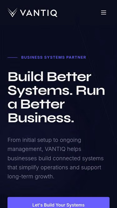 Screenshot of vantiq.tech