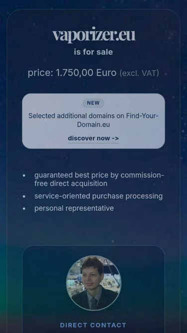 Screenshot of vaporizer.eu