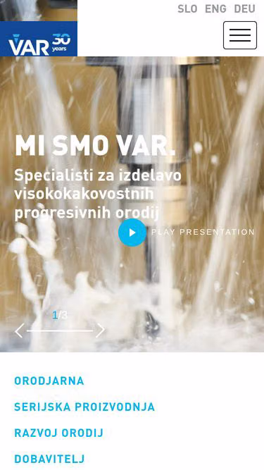 Screenshot of var.si
