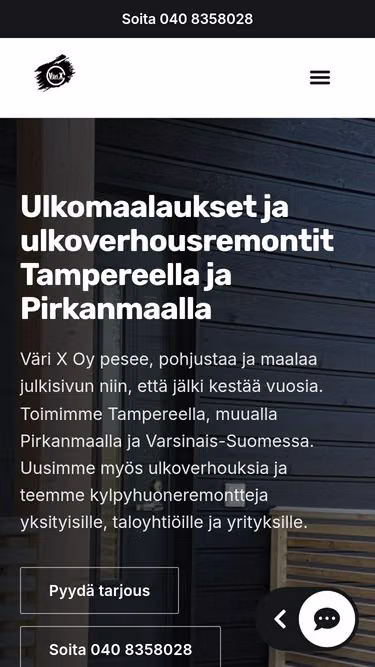 Screenshot of varix.fi