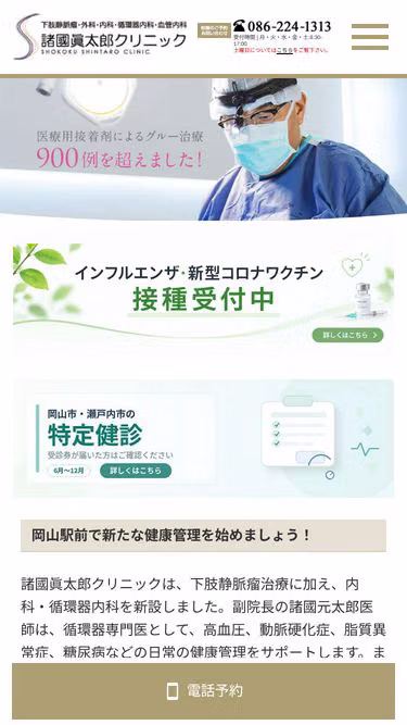 Screenshot of varix.jp
