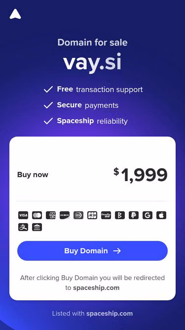 Screenshot of vay.si