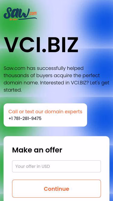 Screenshot of vci.biz