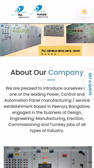 Screenshot of vci.ind.in