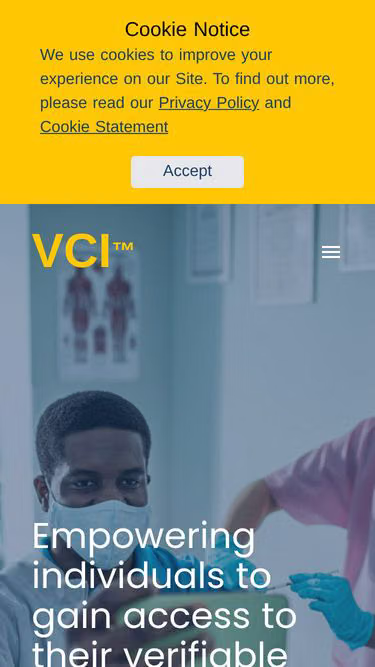 Screenshot of vci.org