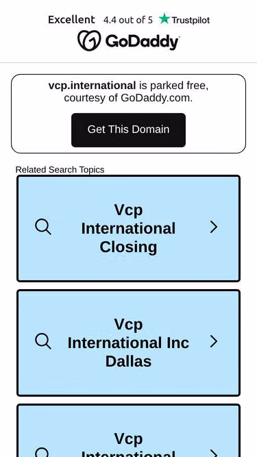 Screenshot of vcp.international