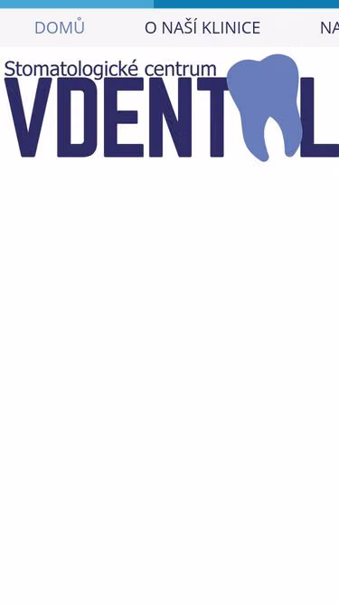 Screenshot of vdental.cz