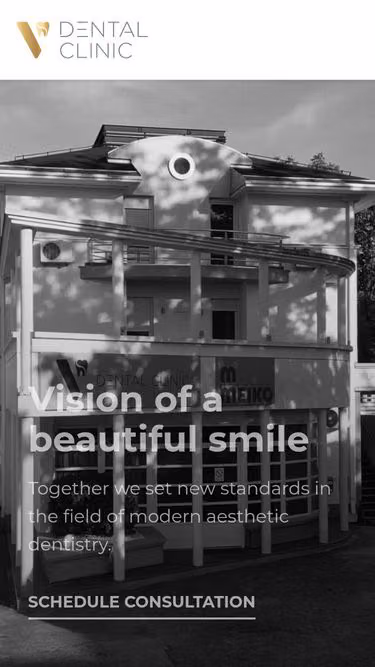 Screenshot of vdental.rs
