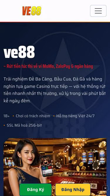 Screenshot of ve88.world