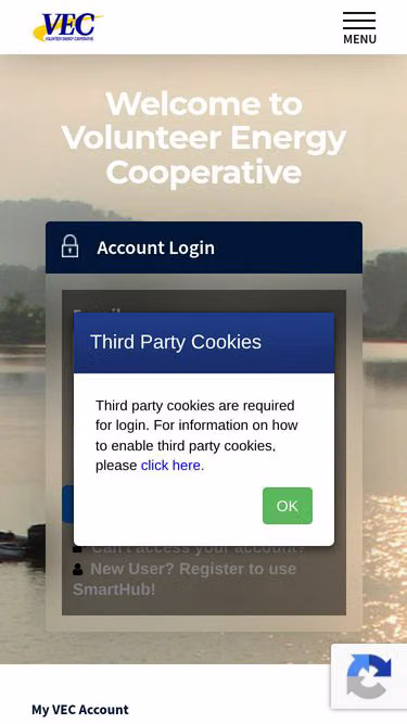 Screenshot of vec.org